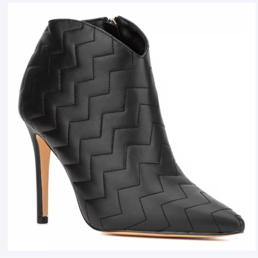 Womens New York & Company Yesenia Quilted Stiletto Ankle Boots